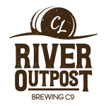 River Outpost Brewing Co. logo brown