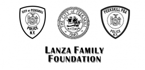 city of peekskill, lanza family foundation, and the city of peekskill police logos